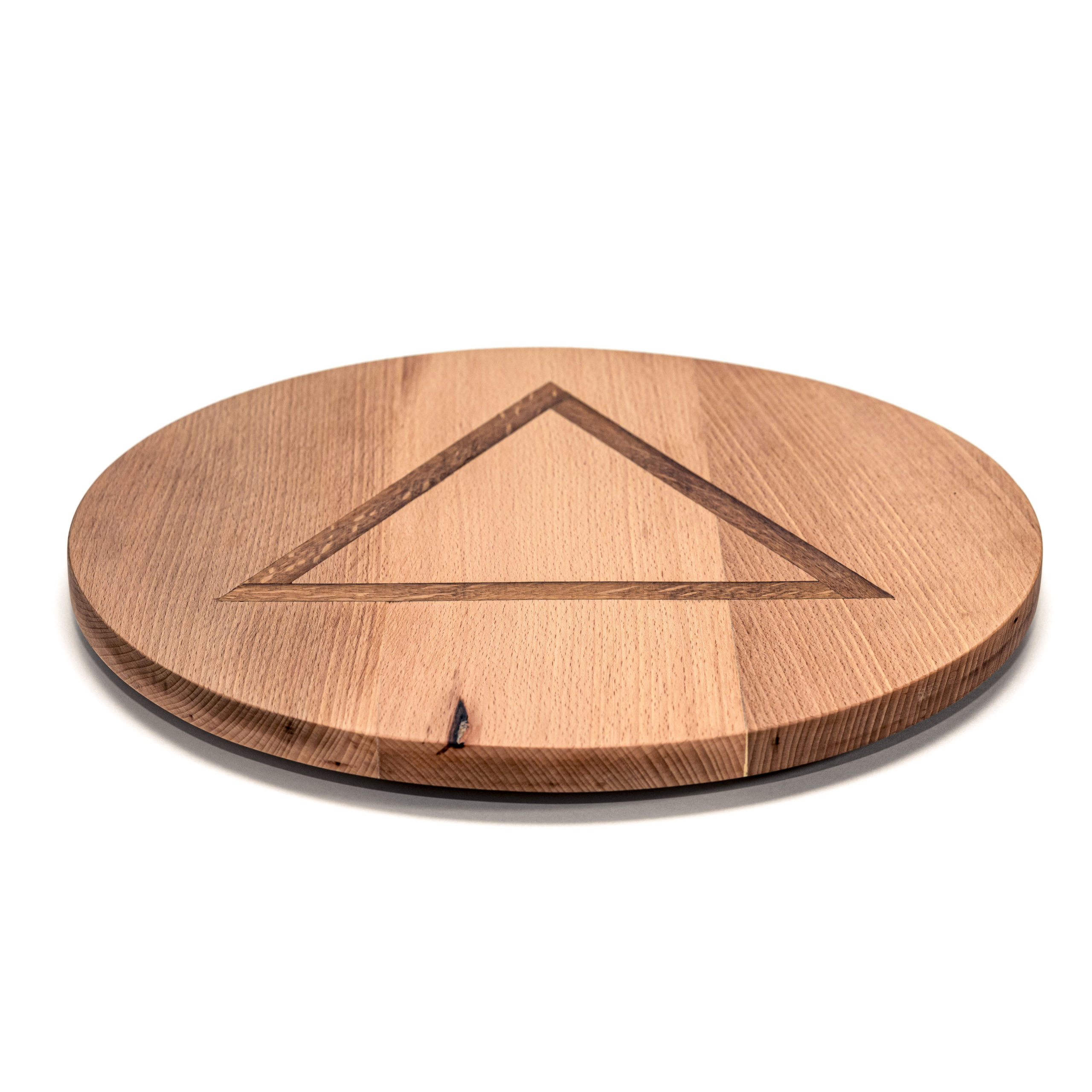 Plateau de fromage bois design contemporain vue de haut