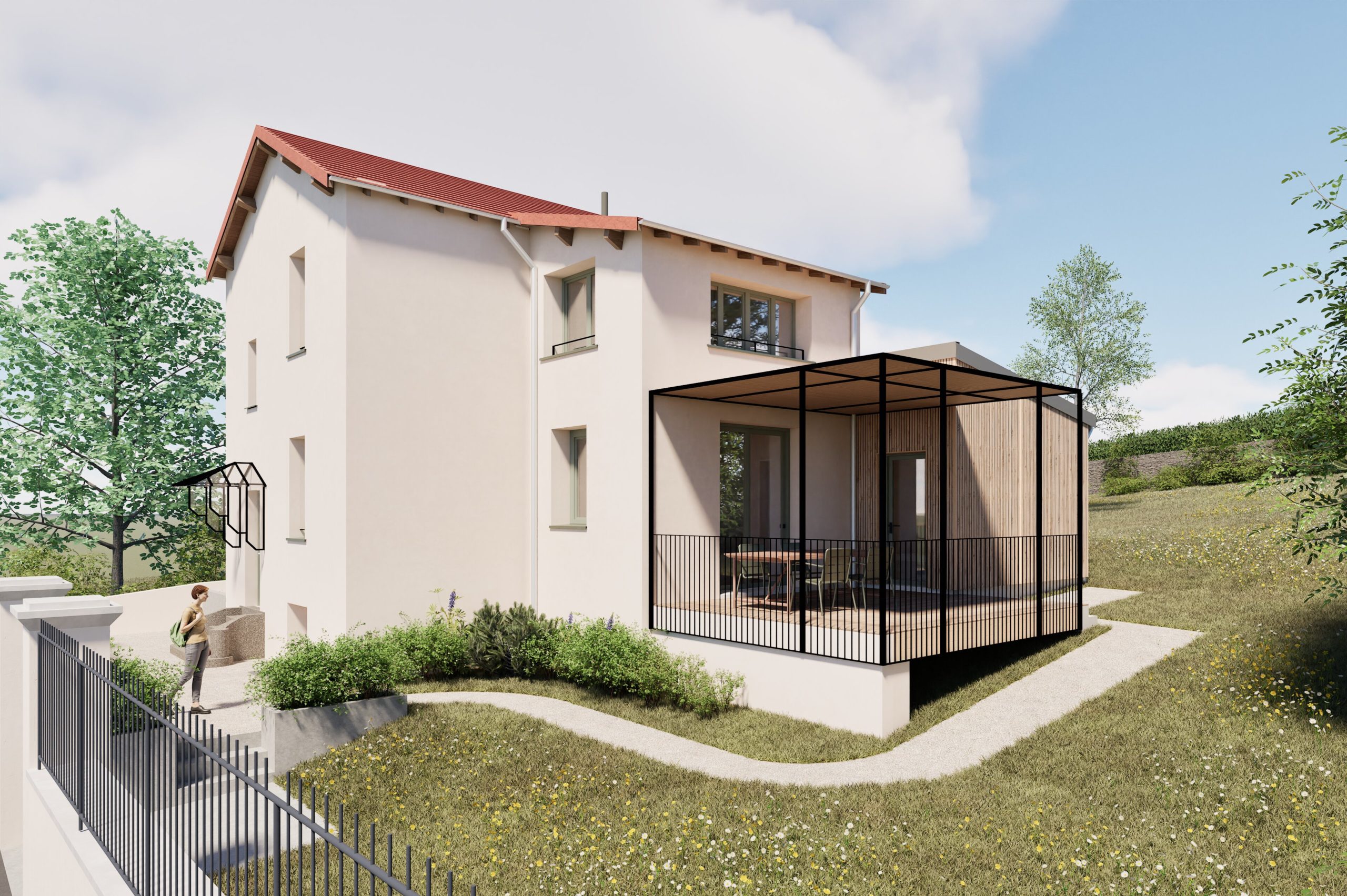 Extension bois au Puy-en-Velay